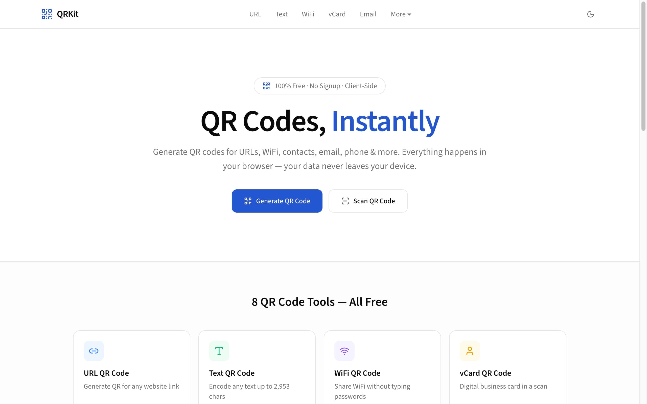 QRKit — Developer Tools